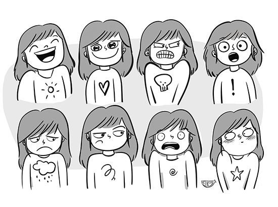 ilustración expresiones