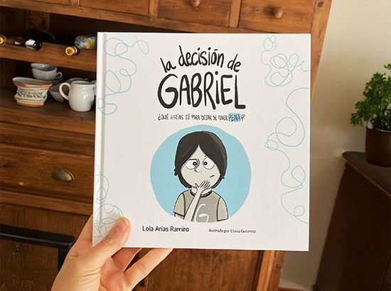 ilustración editorial La decisión de Gabriel