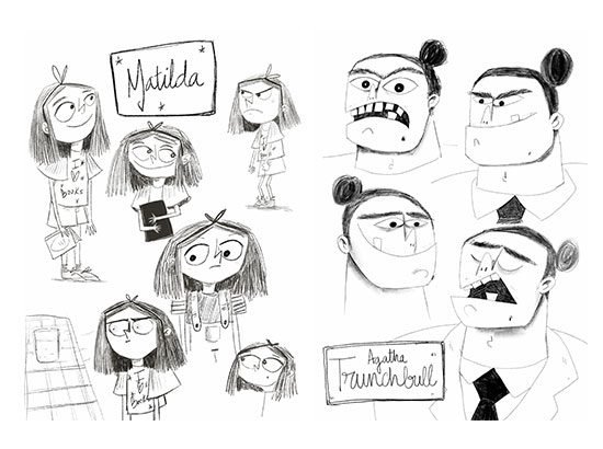 ilustración Matilda